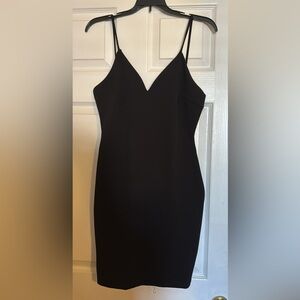 Windsor size large Black Dress with rhinestone straps on the back.